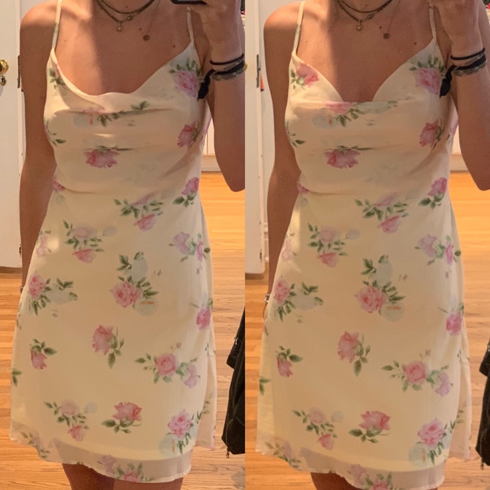 Princess Polly Yellow Floral Dress